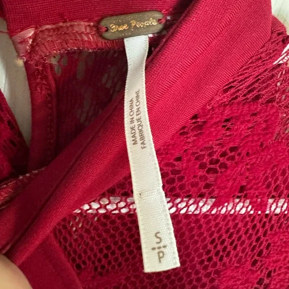 Free People Red It's Now or Never Illusion
Mini Dress Small - Picture 7 of 11